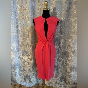 Francesco Scognamiglio Keyhole Cutout Midi Dress Italian Size 42